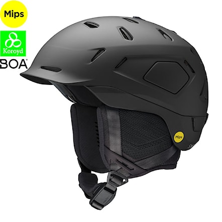 Snowboard Helmet Smith Nexus Mips matte black 2024 - 1