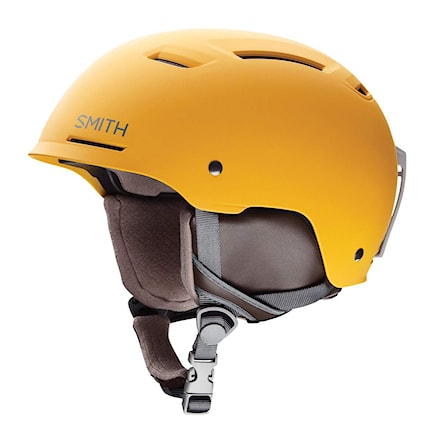 Snowboard Helmet Smith Pivot matte mustard conditions 2016 - 1