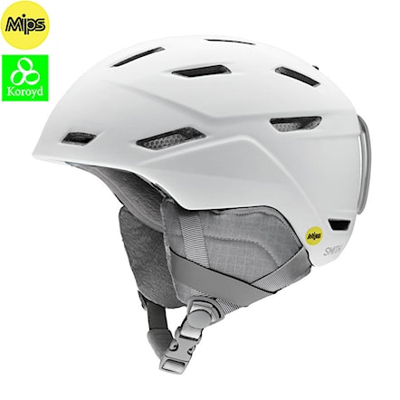 Snowboard Helmet Smith Prospect Jr. Mips matte white 2021 - 1