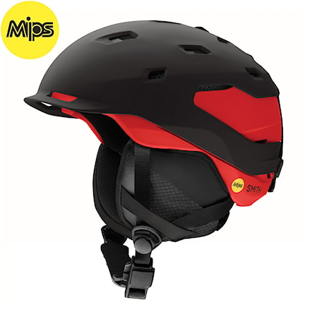 Snowboard Helmet Smith Quantum Mips matte black rise 2019 - 1