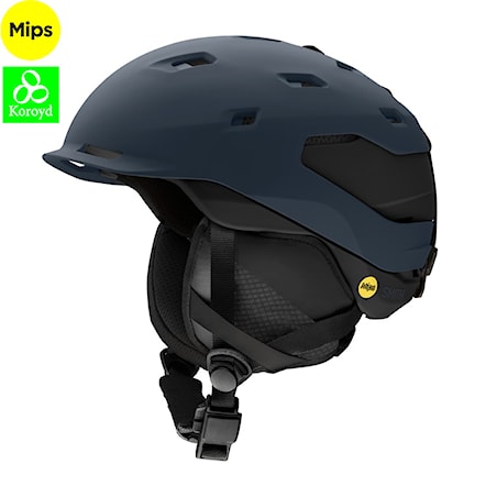 Snowboard Helmet Smith Quantum Mips matte french navy black 2022 - 1