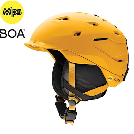 Snowboard Helmet Smith Quantum Mips matte hornet 2020 - 1