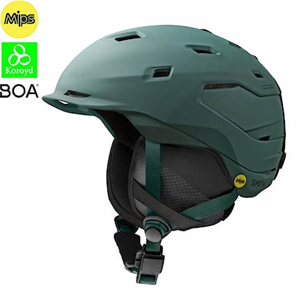 Snowboard Helmet Smith Quantum Mips matte spruce 2021 - 1