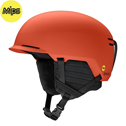Snowboard Helmet Smith Scout Mips matte burnt orange 2021 - 1