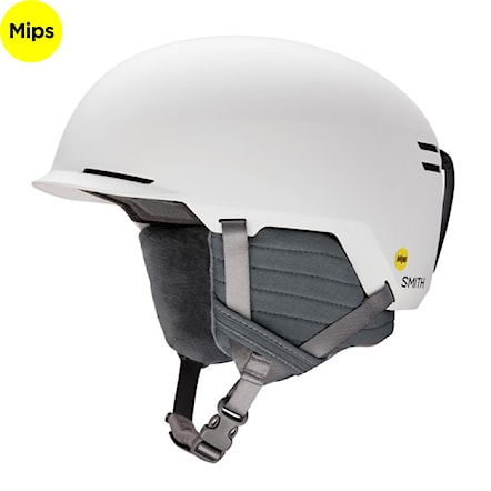 Snowboard Helmet Smith Scout Mips matte white 2024 - 1