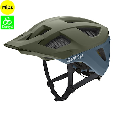 Kask rowerowy Smith Session Mips matte moss/stone 2024 - 1