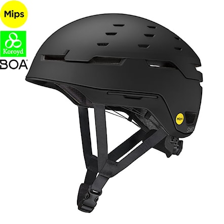 Snowboard Helmet Smith Summit Mips matte black 2024 - 1