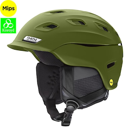 Snowboard Helmet Smith Vantage M Mips matte olive 2023 - 3