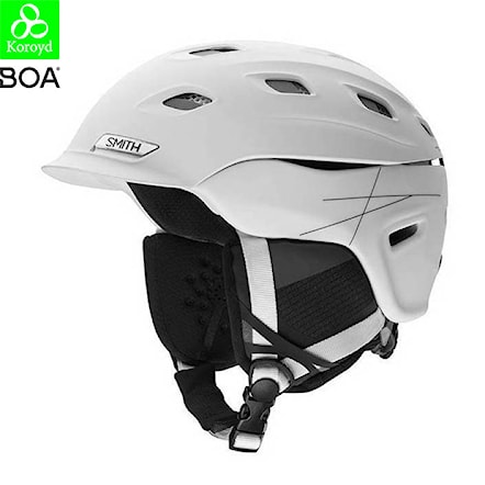 Snowboard Helmet Smith Vantage matte white 2020 - 1