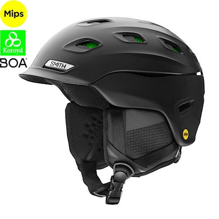 Snowboard Helmet Smith Vantage Mips matte black 2024 - 1