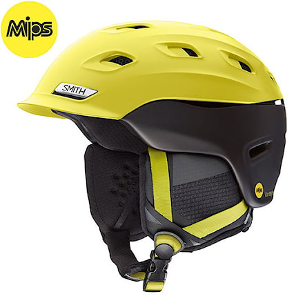 Snowboard Helmet Smith Vantage Mips matte citron black 2019 - 1