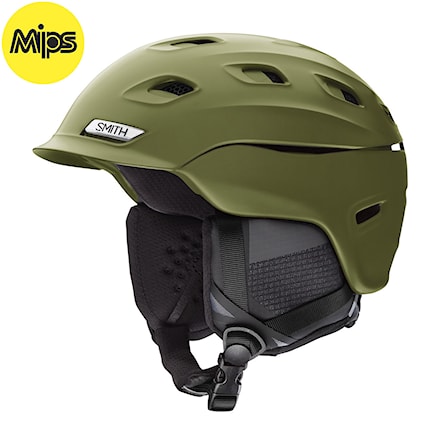 Snowboard Helmet Smith Vantage Mips matte olive 2018 - 1
