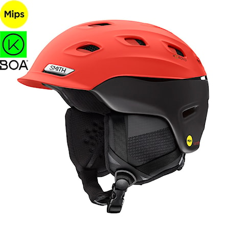 Snowboard Helmet Smith Vantage Mips matte poppy black 2024 - 1