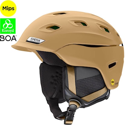 Snowboard Helmet Smith Vantage Mips matte safari 2024 - 1