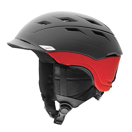 Kask snowboardowy Smith Variance matte black/red 2016 - 1