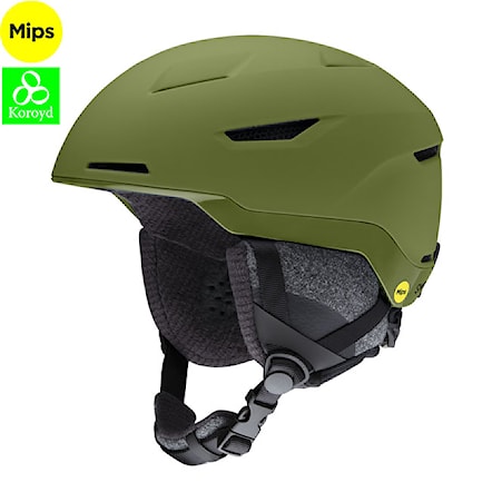 Snowboard Helmet Smith Vida Mips matte olive 2024 - 1