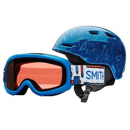 Snowboard Helmet Smith Zoom Jr/gambler Combo lapis toolbox 2017 - 1