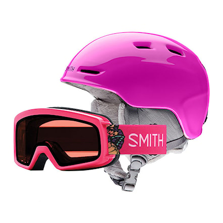 Snowboard Helmet Smith Zoom Jr./rascal pink 2019 - 1