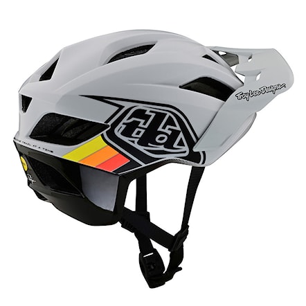 Bike Helmet Troy Lee Designs Flowline SE Mips Badge fog/grey 2023 - 2