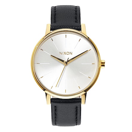 Hodinky Nixon Kensington Leather gold/white/black 2016 - 1