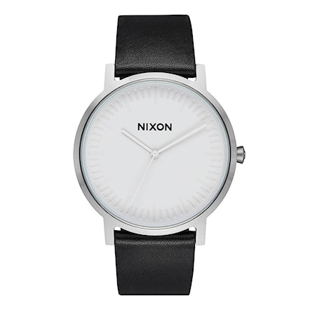 Zegarek Nixon Porter Leather white/silver/black 2018 - 1