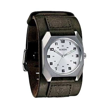 Watch Nixon Scout Leather silver - 1
