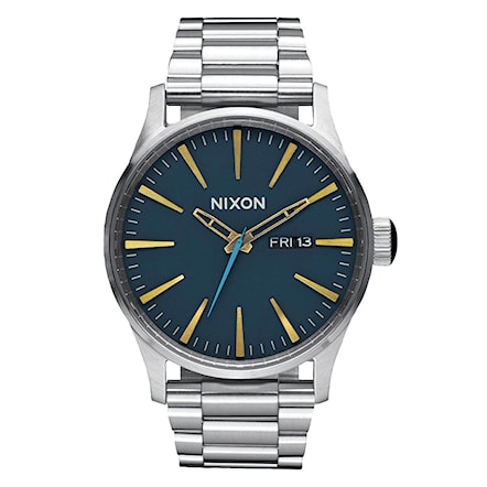 Hodinky Nixon Sentry SS navy/brass 2016 - 1