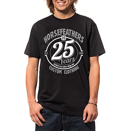 T-shirt Horsefeathers 25Hf black 2015 - 1