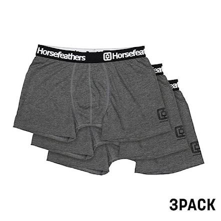 Boxer Shorts Horsefeathers Dynasty 3 Pack heather anthracite - 1
