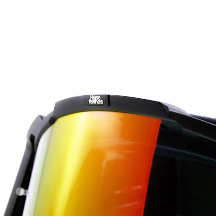 Bike Eyewear Horsefeathers Patriot black | mirror red - 3