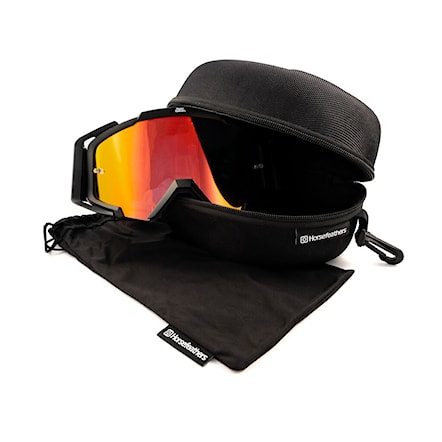 Bike Eyewear Horsefeathers Patriot black | mirror red - 6