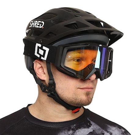 Bike Eyewear Horsefeathers Patriot black | mirror red - 9