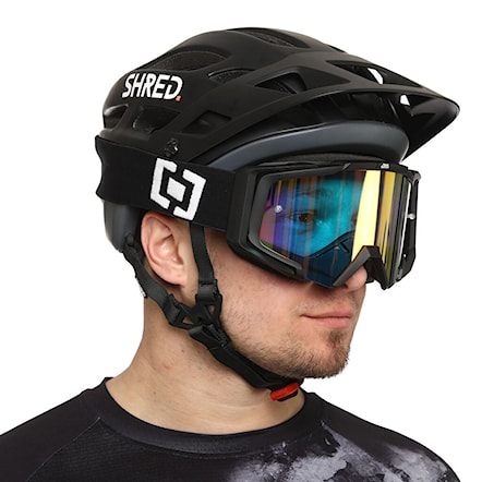 Okulary rowerowe Horsefeathers Patriot black | mirror green - 9