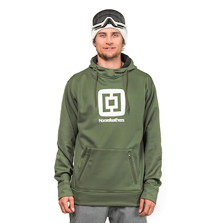 Technical Hoodie Horsefeathers Viper cypress 2019 - 1
