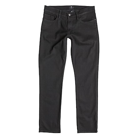Jeans/nohavice DC Worker Straight Jean black black rinse 2015 - 1