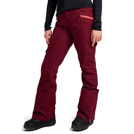 Nohavice na snowboard Burton Wms Marcy High Rise Stretch mulled berry 2022 - 1
