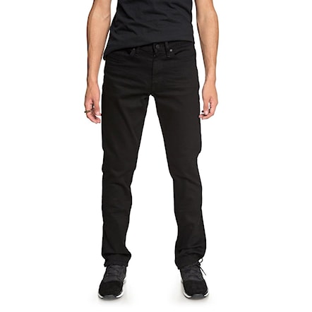 Jeans/nohavice DC Worker Straight Stretch black rinse 2018 - 1