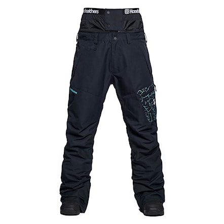 Snowboard Pants Horsefeathers Charger Eiki cracked black 2021 - 1