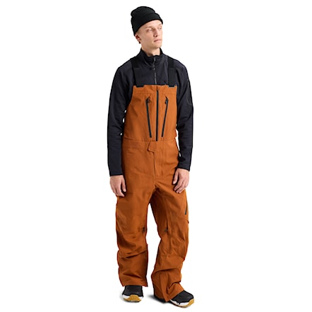 Kalhoty na snowboard Burton [ak] GORE-TEX Cyclic Bib chestnut brown 2026 - 2