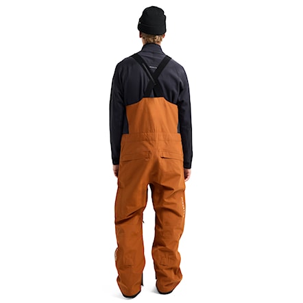 Kalhoty na snowboard Burton [ak] GORE-TEX Cyclic Bib chestnut brown 2026 - 3