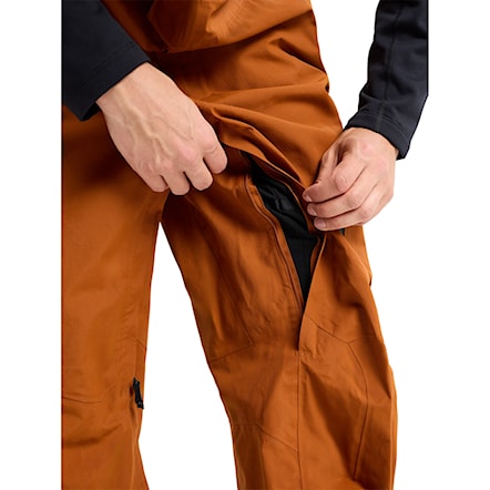 Kalhoty na snowboard Burton [ak] GORE-TEX Cyclic Bib chestnut brown 2026 - 4