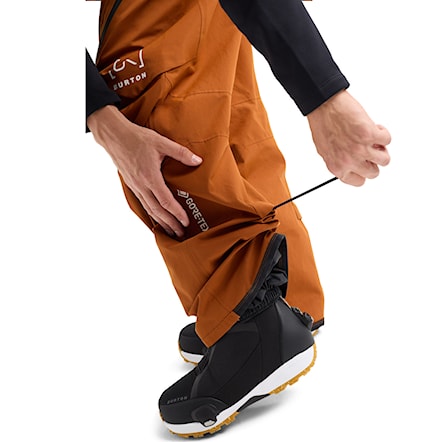 Kalhoty na snowboard Burton [ak] GORE-TEX Cyclic Bib chestnut brown 2026 - 6