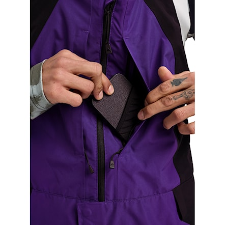 Nohavice na snowboard Burton GORE-TEX Reserve Bib prism violet/true black 2026 - 3