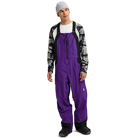 Nohavice na snowboard Burton GORE-TEX Reserve Bib prism violet/true black 2026 - 8