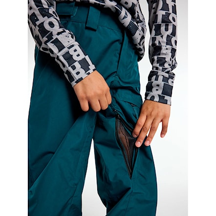 Nohavice na snowboard Burton Kids Gore Shell Pant deep emerald 2025 - 5