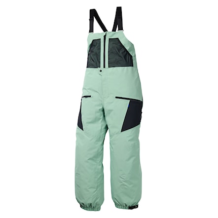Nohavice na snowboard Burton Kids Outbeam 3L Bib soft sage/trublk 2026 - 7