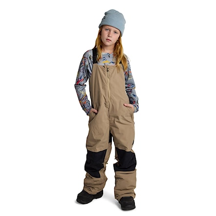 Spodnie snowboardowe Burton Kids Skylar Bib summit taupe 2026 - 2