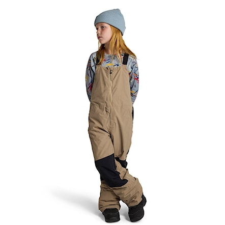 Spodnie snowboardowe Burton Kids Skylar Bib summit taupe 2026 - 3