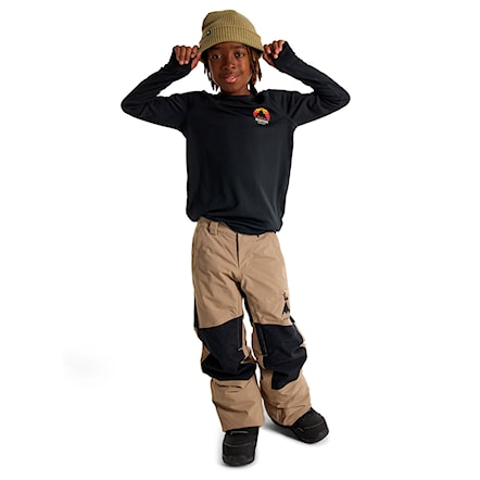 Nohavice na snowboard Burton Kids Skylar Pant summit taupe 2025 - 7