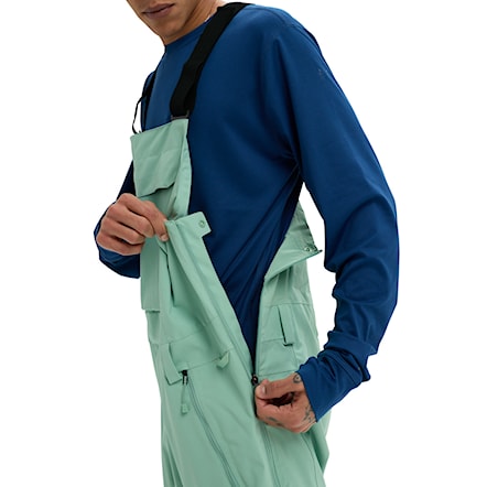 Nohavice na snowboard Burton Reserve Bib soft sage 2026 - 4